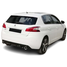 Peugeot 308 (2014-2020) Arka Tampon - Difüzör (Plastik)